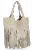Dámská kabelka shopper bag Vittoria Gotti béžová VPOS9